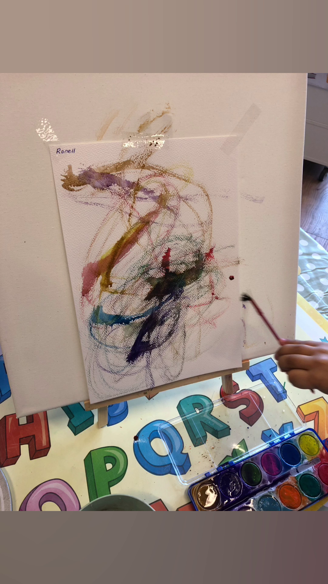  De peuters waren echte kunstenaars! 👩🏻‍🎨🖼️