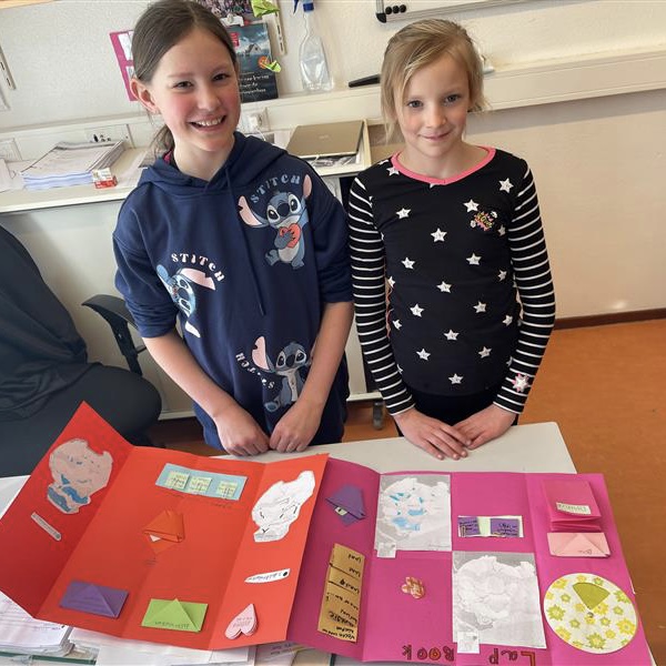 De groepen 7 hebben hard gewerkt binnen het thema Nederland Waterland. 🌊