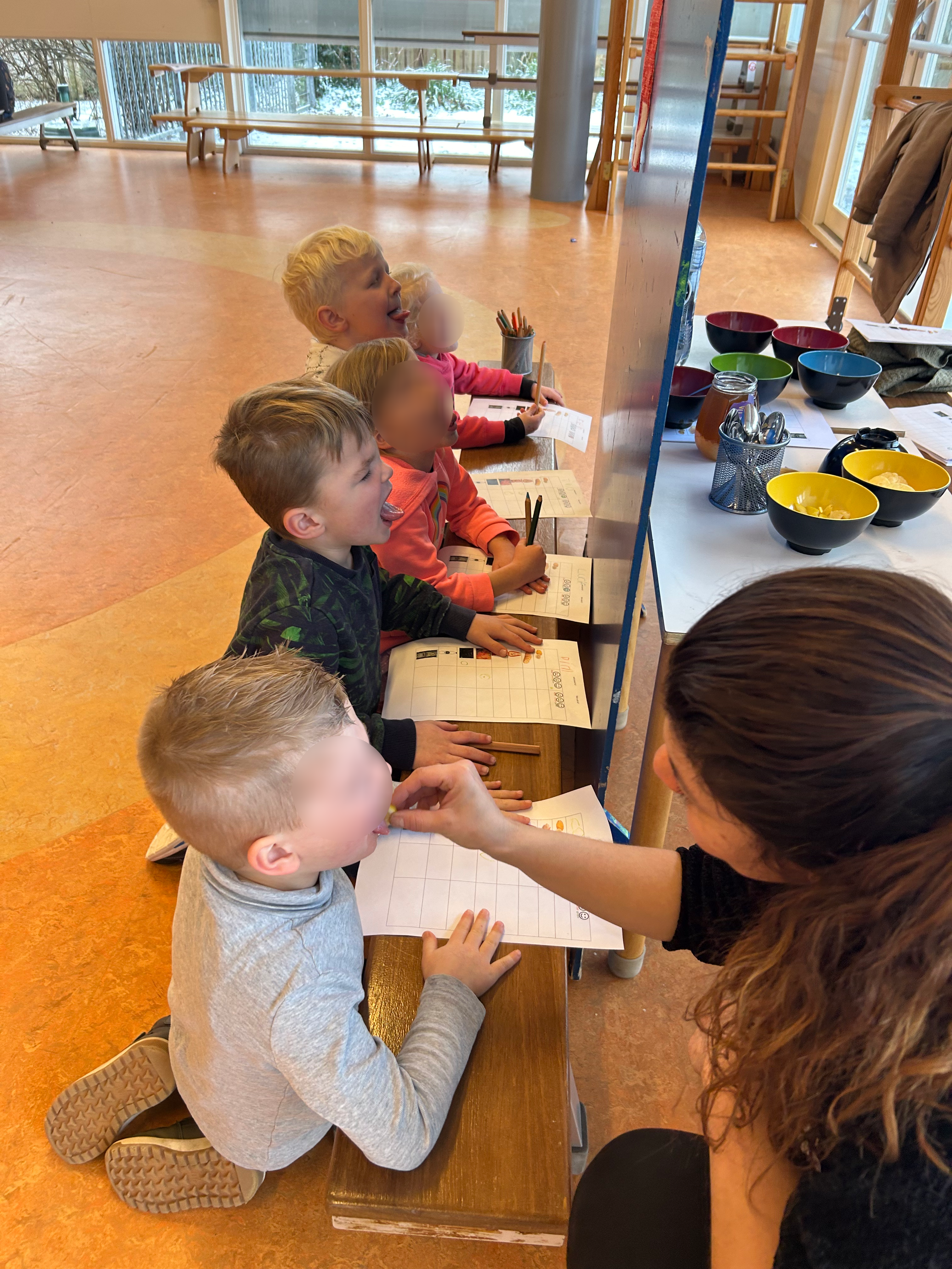 Thema zintuigen 👅👂🏻🦶🏻👀👃🏻