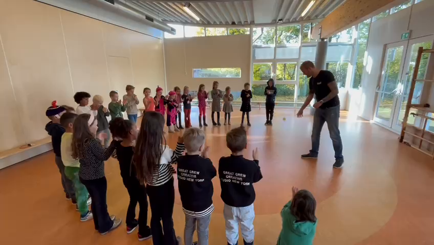Workshop bodypercussie in groep 3 🎶🎼