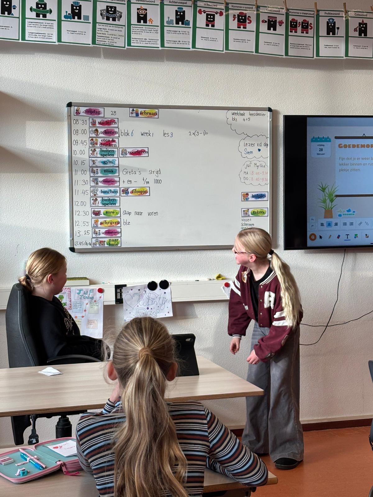 Omwisseldag in groep 6a 👩🏼‍🏫👨🏽‍🏫🏫