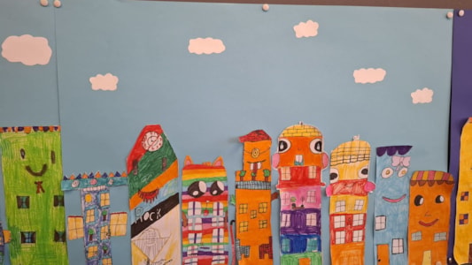 In de groepen 6 werken we aan het Blink thema: " Stadse fratsen". 🏡
